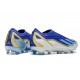 adidas X Crazyfast.1 FG Laceless Messi Bleu Lucide Eclat de Bleu Blanc