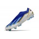 adidas X Crazyfast.1 FG Laceless Messi Bleu Lucide Eclat de Bleu Blanc