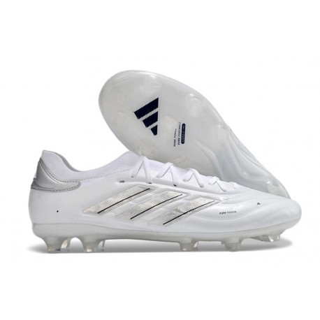 Nouvelle adidas Copa Pure II Elite + FG Blanc Blanc Argent Mét