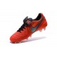 Chaussures Cuir de Kangourou Nouveau 2016 Nike Tiempo Legend VI FG Orange Blanc