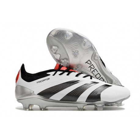 adidas Predator Elite FG Blanc Noir Rouge