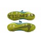 Chaussures Cuir de Kangourou Nouveau 2016 Nike Tiempo Legend VI FG Bleu Volt Noir