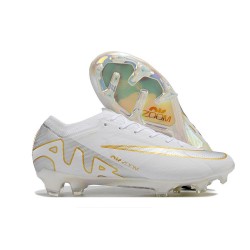 Nike Air Zoom Mercurial Vapor 15 Elite FG Blanc Or Argent