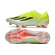 Chaussures adidas X Crazyfast Messi.1 FG Jaune Solaire Equipe Noir Blanc