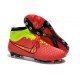 Chaussures de Football Nouveau Nike Magista Obra FG Rouge Volt Or