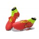 Chaussures de Football Nouveau Nike Magista Obra FG Rouge Volt Or