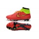 Chaussures de Football Nouveau Nike Magista Obra FG Rouge Volt Or