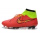 Chaussures de Football Nouveau Nike Magista Obra FG Rouge Volt Or