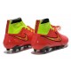 Chaussures de Football Nouveau Nike Magista Obra FG Rouge Volt Or