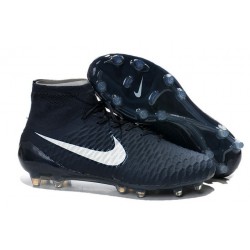 Nike Meilleurs Crampons Moulés Magista Obra FG Homme Cyan Blanc