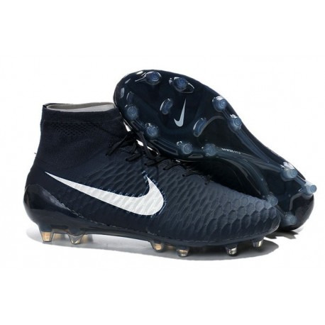 Nike Meilleurs Crampons Moulés Magista Obra FG Homme Cyan Blanc