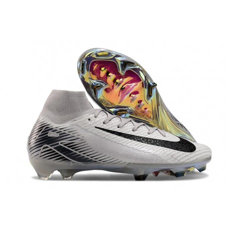 Crampon Nike Zoom Mercurial Superfly X Elite FG Gris Noir