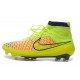 Chaussures de Football Nouveau Nike Magista Obra FG Volt Hyper Rouge