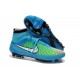 Nike Meilleurs Crampons Moulés Magista Obra FG Homme Bleu Vert Blanc