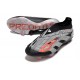 Crampons adidas Predator Elite Laceless FG Noir Argent Rouge