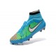 Nike Meilleurs Crampons Moulés Magista Obra FG Homme Bleu Vert Blanc