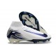Crampon Nike Zoom Mercurial Superfly X Elite FG Blanc Bleu