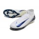 Crampon Nike Zoom Mercurial Superfly X Elite FG Blanc Bleu