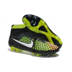 Nike Meilleurs Crampons Moulés Magista Obra FG Homme Noir Blanc Vert