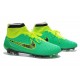 Chaussures de Football Nouveau Nike Magista Obra FG Vert Noir