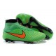 Chaussures de Football Nouveau Nike Magista Obra FG Vert Orange