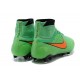 Chaussures de Football Nouveau Nike Magista Obra FG Vert Orange