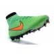 Chaussures de Football Nouveau Nike Magista Obra FG Vert Orange