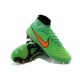 Chaussures de Football Nouveau Nike Magista Obra FG Vert Orange