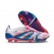 adidas Predator Elite Tongue FG Blanc Ftwr Bleu Solaire Rose Solaire