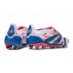 adidas Predator Elite Tongue FG Blanc Ftwr Bleu Solaire Rose Solaire