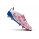 adidas Predator Elite Tongue FG Blanc Ftwr Bleu Solaire Rose Solaire
