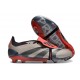 Crampons adidas Predator Elite FT FG Platin Métallique Noir Aurore Carbone