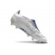 Crampons adidas Predator Elite FT FG Blanc Argent Métallique Royal Vif