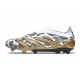 Crampons adidas Predator Elite Laceless FG Blanc Or Gris