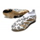 Crampons adidas Predator Elite Laceless FG Blanc Or Gris