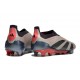 Crampons adidas Predator Elite Laceless FG Platin Métallique Noir Aurore Carbone