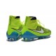 Chaussures de Football Nouveau Nike Magista Obra FG Vert Bleu Blanc