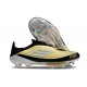 Chaussure adidas F50+ Laceless FG X Messi Doré Noir Blanc 