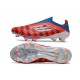 Chaussure adidas F50+ Laceless FG Rouge Blanc Bleu