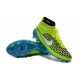 Chaussures de Football Nouveau Nike Magista Obra FG Vert Bleu Blanc