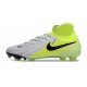 Nike Phantom Luna II Elite FG Argent Métallique Noir Volt