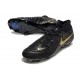Nike Phantom Luna II Elite FG Noir Or Monnaie Métallique