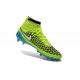 Chaussures de Football Nouveau Nike Magista Obra FG Vert Bleu Blanc