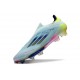 Chaussure adidas F50+ Laceless FG Bleu Très Pâle Semi Bleu Lucide Jaune