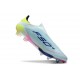 Chaussure adidas F50+ Laceless FG Bleu Très Pâle Semi Bleu Lucide Jaune