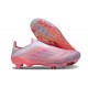 Chaussure adidas F50+ Laceless FG Rose Blanc