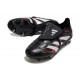 adidas Predator Elite Foldover Tongue FG Noir Gris Quatre Rouge Lucide