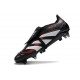 adidas Predator Elite Foldover Tongue FG Noir Gris Quatre Rouge Lucide