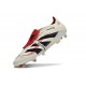 adidas Predator Elite Foldover Tongue FG Blanc Cassé Noir Rubis Pur