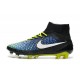 Chaussures de Football Nouveau Nike Magista Obra FG Noir Bleu Blanc